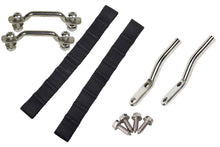 Load image into Gallery viewer, Polished Stainless Door Strap Kit for Jeep CJ7, CJ8 and Wrangler YJ 1976-1995