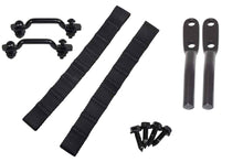 Load image into Gallery viewer, Black Powder Coated Door Strap Kit for Jeep Wrangler TJ and LJ 1997-2006