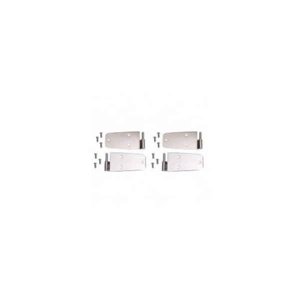 Door Hinge W/Full Doors Stainless Steel for Jeep CJ-5, CJ-7, CJ-8 Scrambler and Wrangler YJ 1976-1986