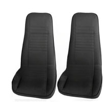 Load image into Gallery viewer, Front Bucket Seat OEM Black Denim Levis for Jeep CJ5 CJ7 CJ8 1975-1983 Pair