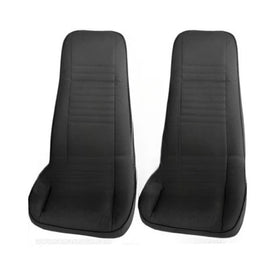 Front Bucket Seat OEM Black Denim Levis for Jeep CJ5 CJ7 CJ8 1975-1983 Pair