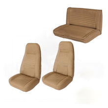 Load image into Gallery viewer, Front &amp; Rear Seat Brown Levis for Jeep CJ5 CJ7 CJ8 and Wrangler YJ 1972-1995