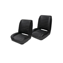 Load image into Gallery viewer, Set Front Low Back Bucket Seat In OEM Black for Jeep CJ2 CJ3 CJ5 1955-1979 Pair