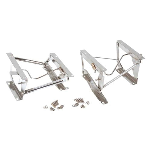 Stainless Steel Seat Brackets for Jeep CJ5 CJ7 C8 & YJ 1976-1990 Pair